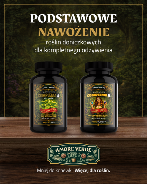 Zestaw nawozów COMPLEMA A+B – kompleksowe odżywianie roślin (150g+150ml) - Amore Verde
