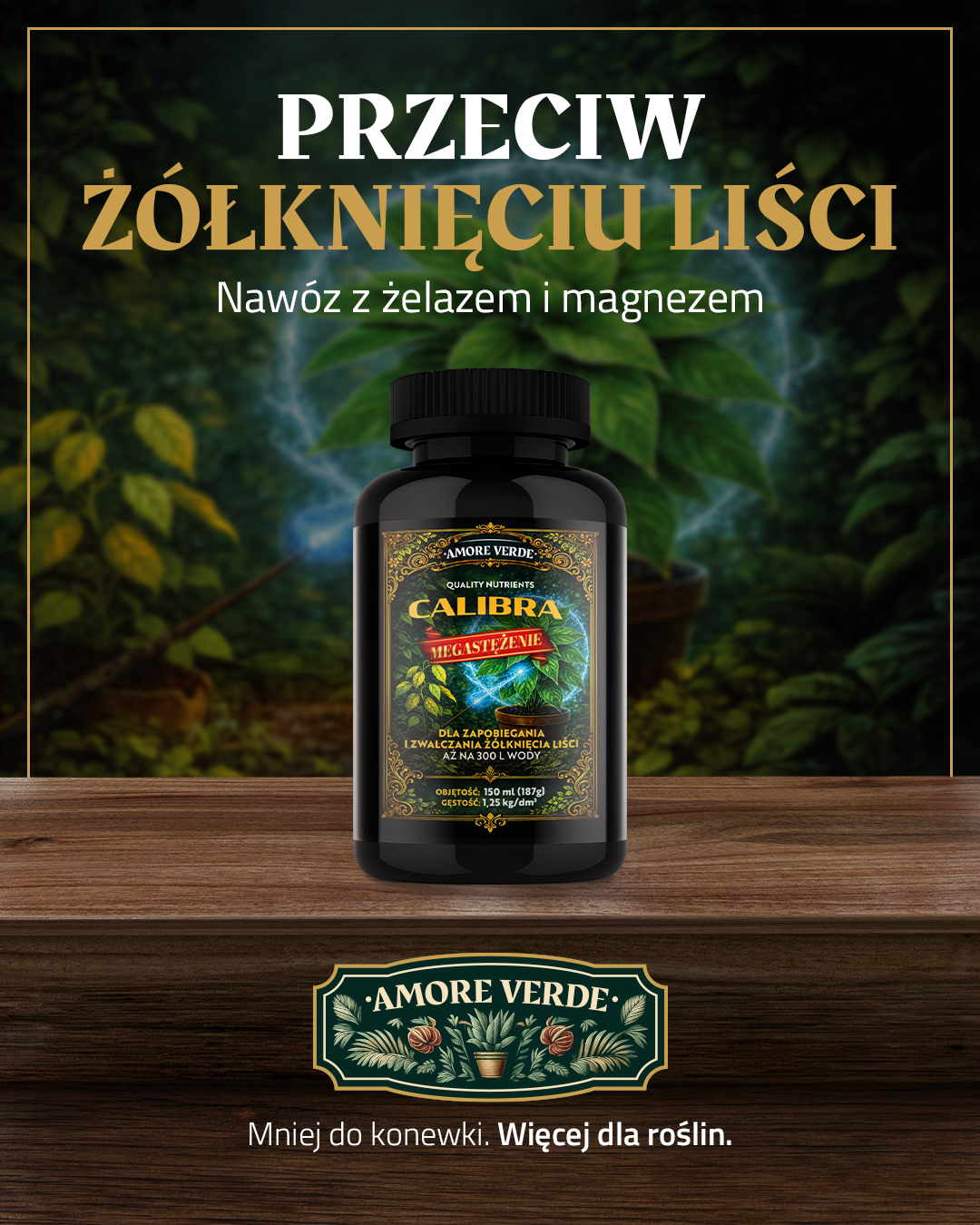CALIBRA - nawóz z żelazem i magnezem na żółknące liście 150 ml