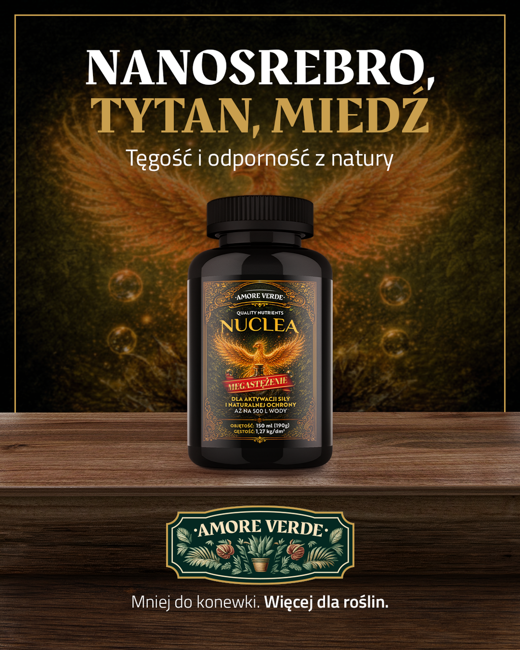NUCLEA – biostymulator z nanosrebrem i tytanem 150 ml