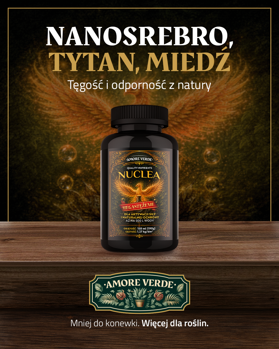 NUCLEA – biostymulator z nanosrebrem i tytanem 150 ml