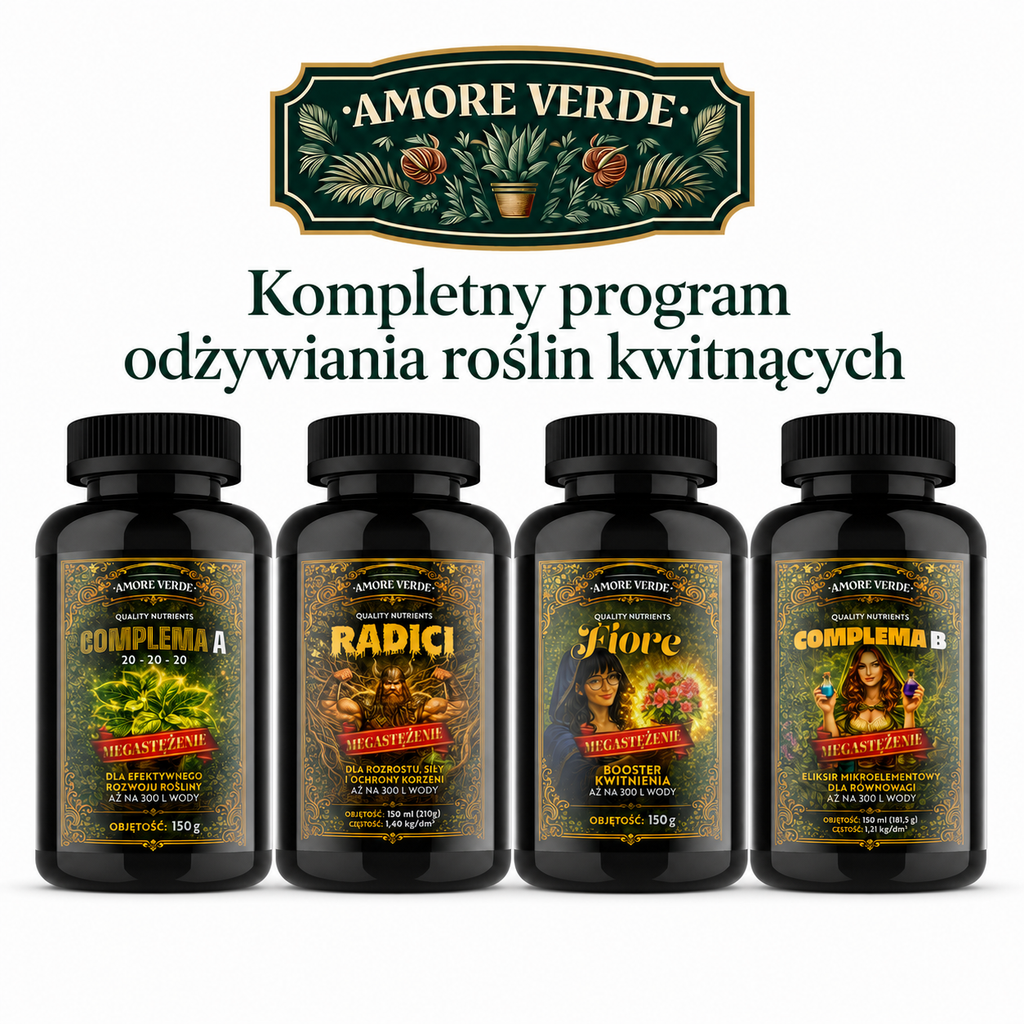 Zestaw - Kompletny program odżywiania roślin kwitnących