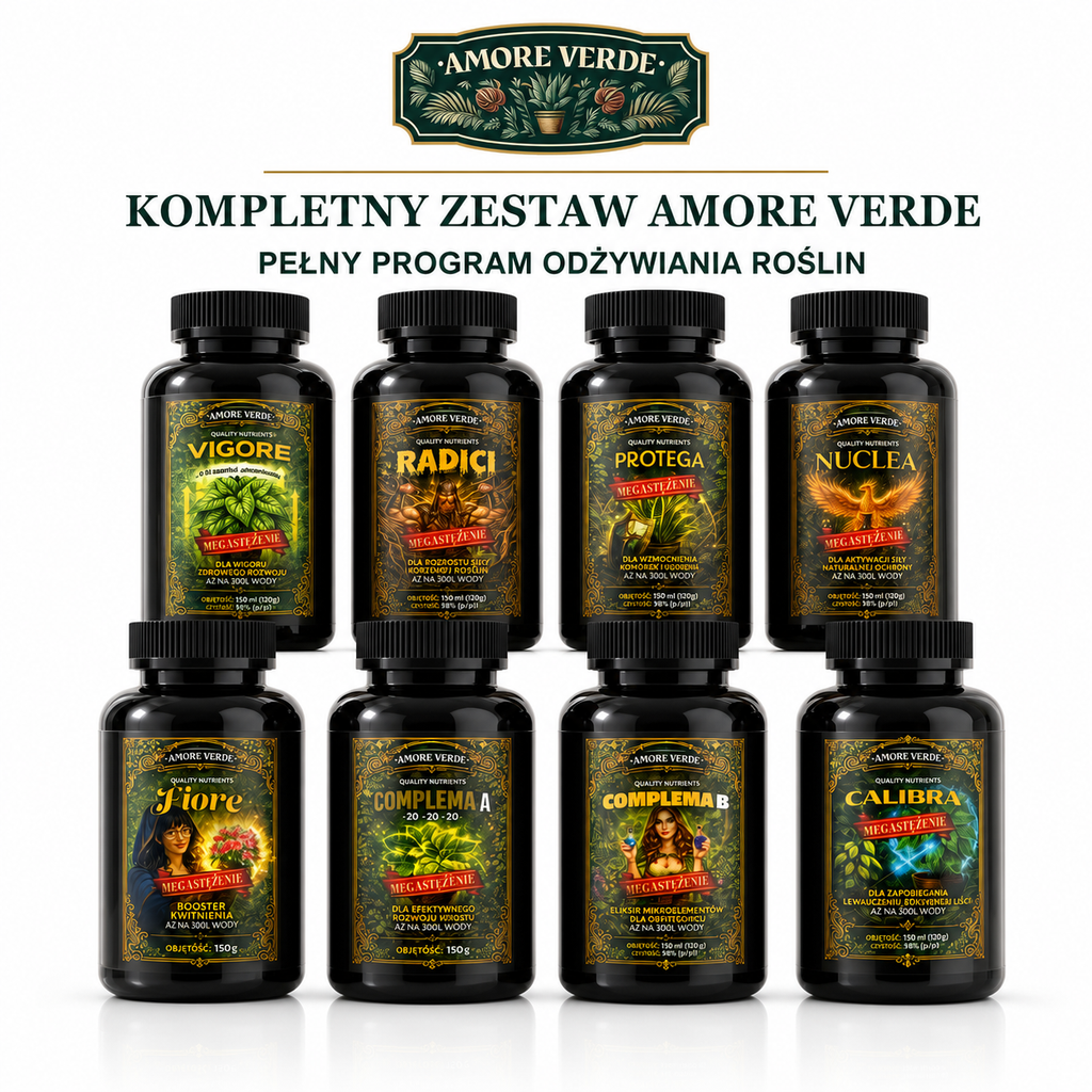 Kompletny Zestaw – Pełny Program Odżywiania Roślin, 8 Produktów